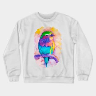 The watercolor bird Crewneck Sweatshirt